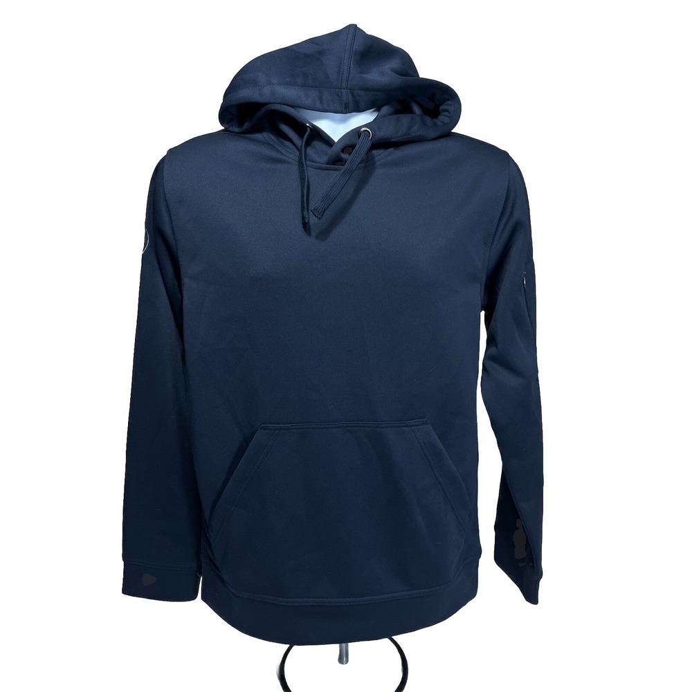 Clinique Oeko-Tek Standard 100 Softshell Hoodie‎ Size Small Blue